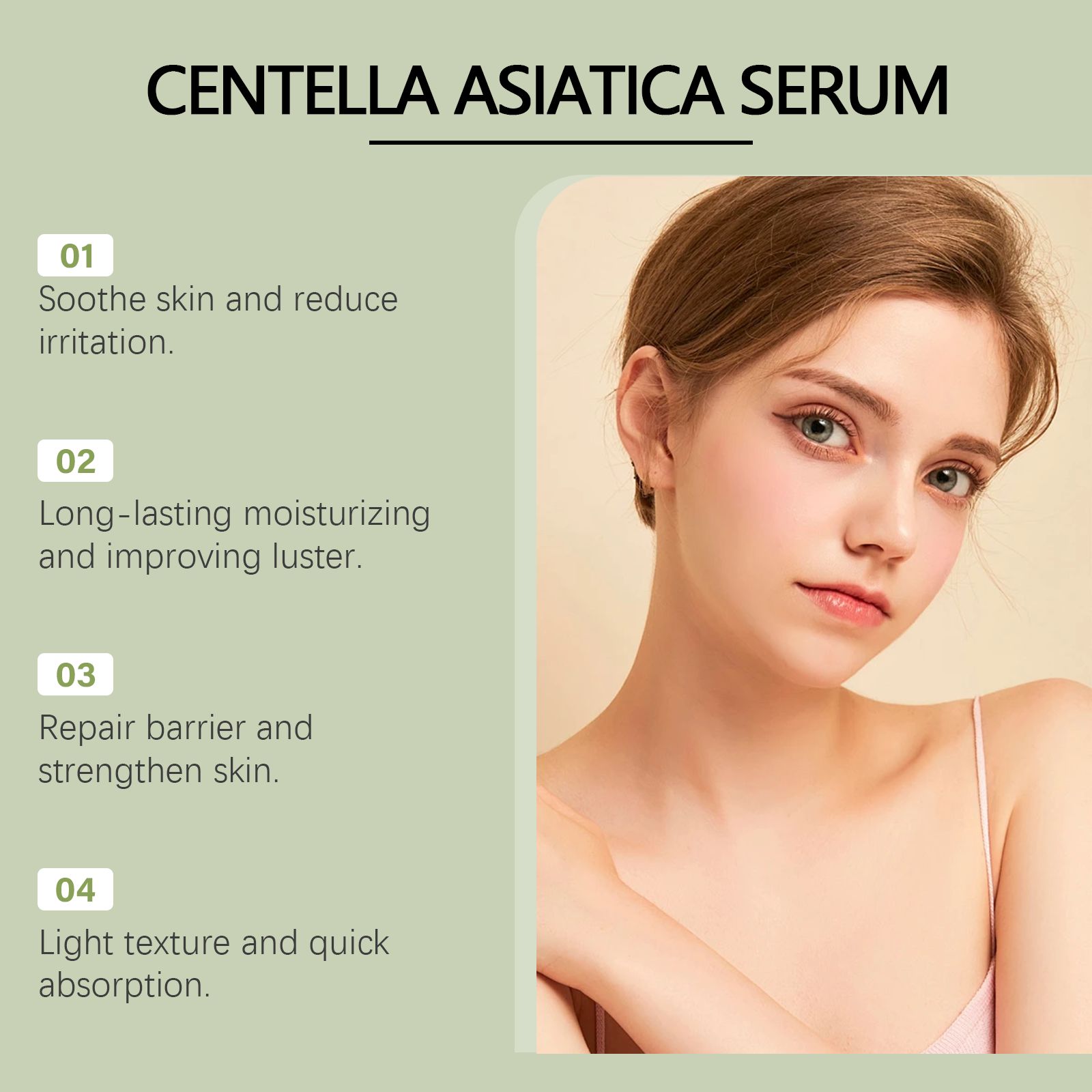 Centella Repair Essence Hydrating Nourishing For Daily Facial Skin Care
