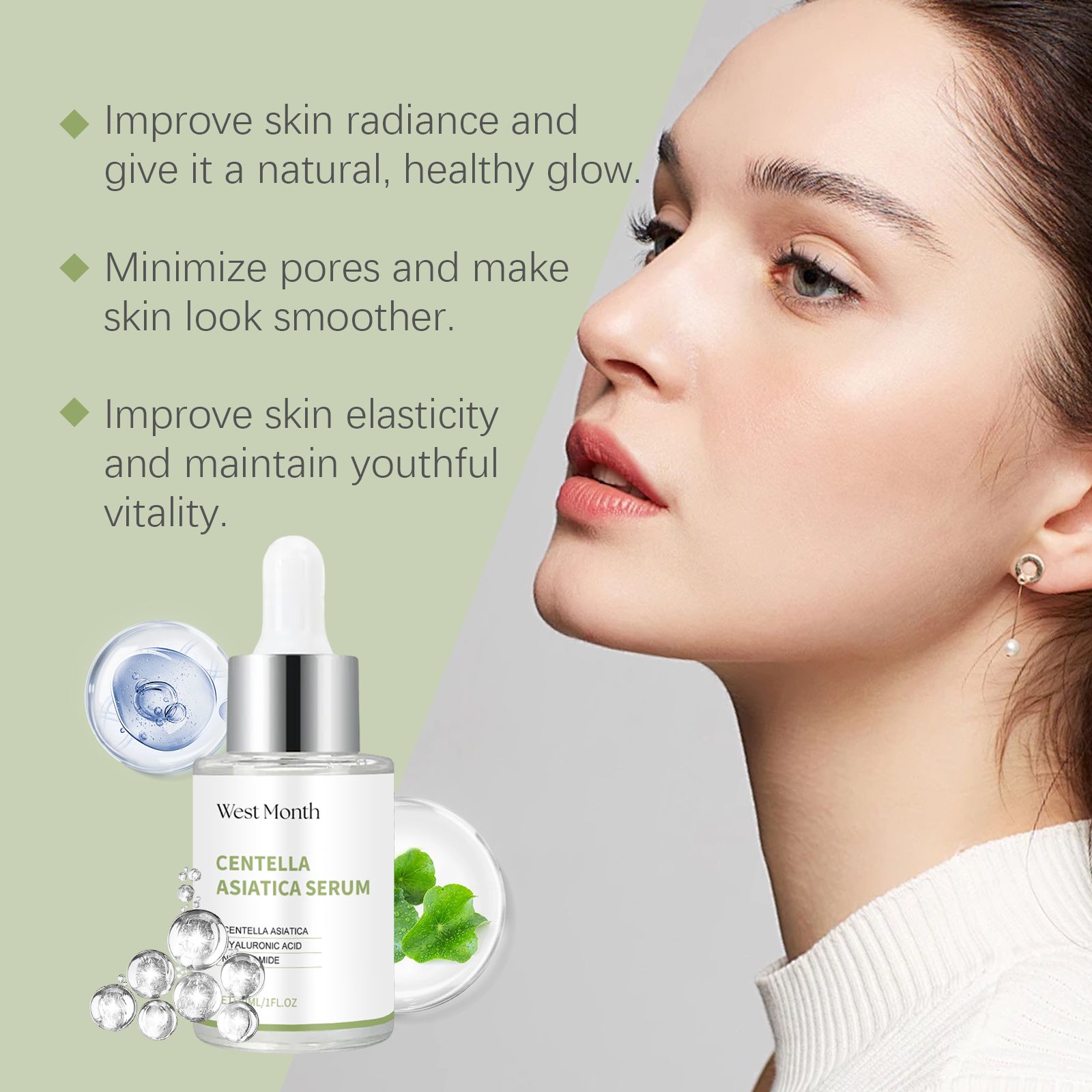 Centella Repair Essence Hydrating Nourishing For Daily Facial Skin Care