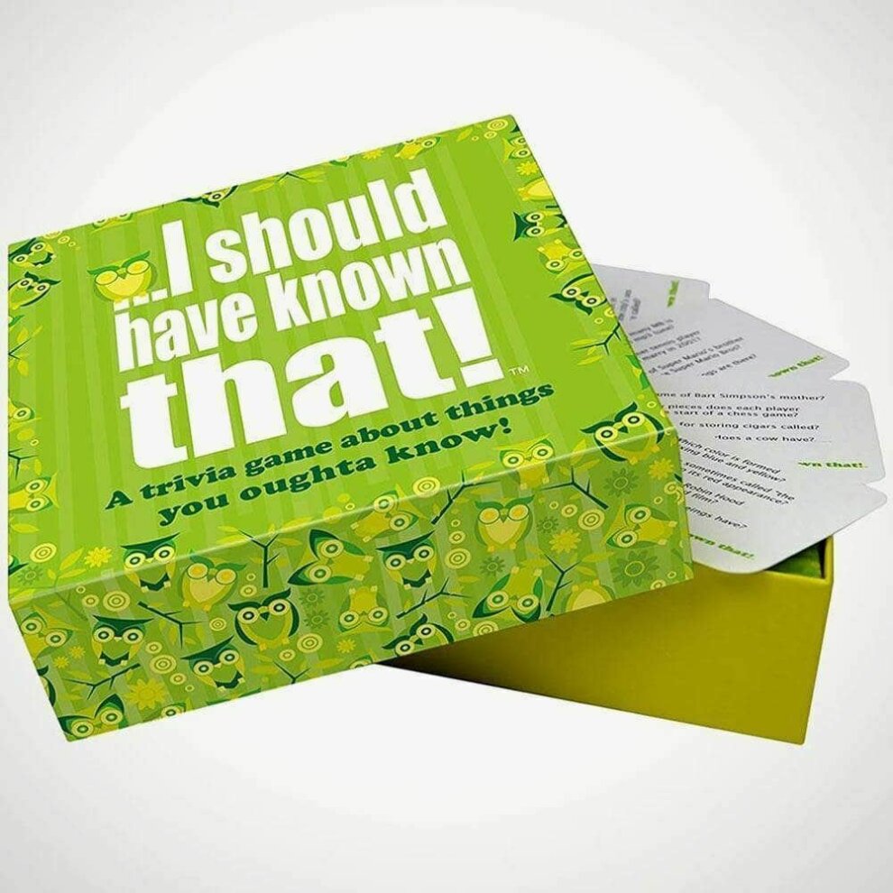 I Should Have Known That! Game
