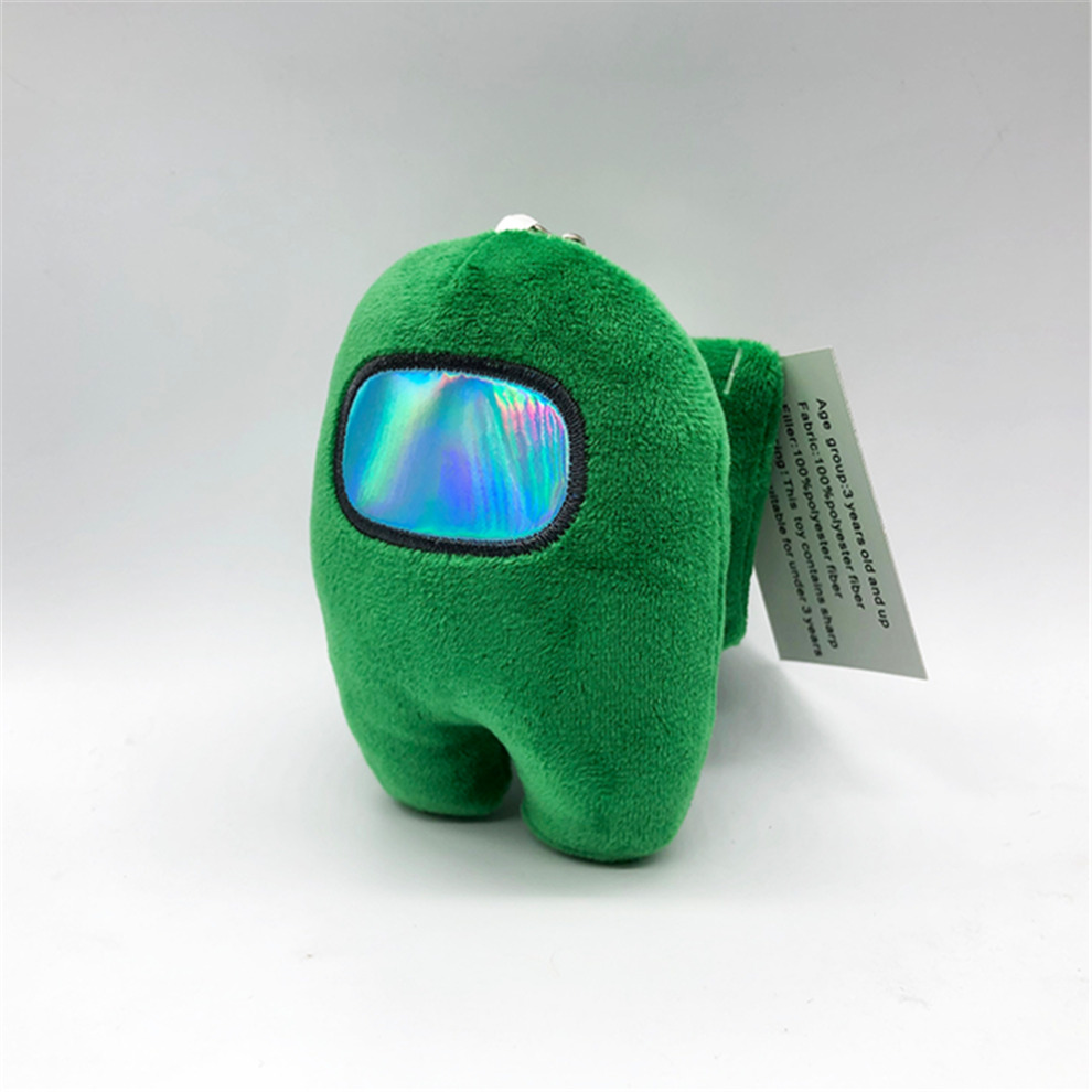(Green Keychain) Among Us plush Toy Cartoon Children Gift Keychain