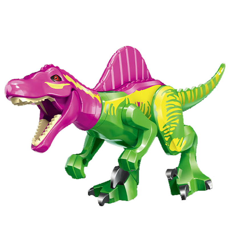 Jurassic World Mini Dinosaur Action Figure Realistic Sculpting Building Blocks Educational Dinosaur Party Toys Fit Lego Decoration Great Collectible Kids Gift