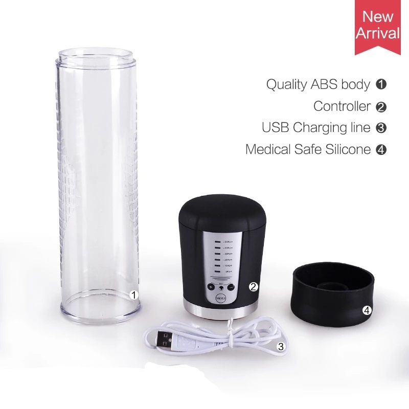 Adult Toys Fully Automatic Sucking Male Handsfree Pump Vacuum Masturbator Sex Toy USB Rechargeable Stretcher for Men Penis Pump Enlarger Erection Masturbation