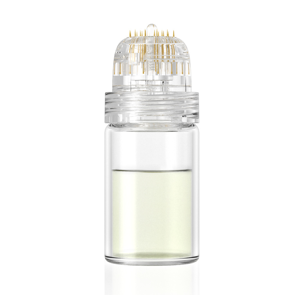 (0.25mm) Hydra Needle 20 Pins Micro Needle Titanium Roller Stamp Hydra Roller Microneedle Fine Serum Injection Applicator Tool Whiten Bottle Gel Tube Skin Care Anti Aging