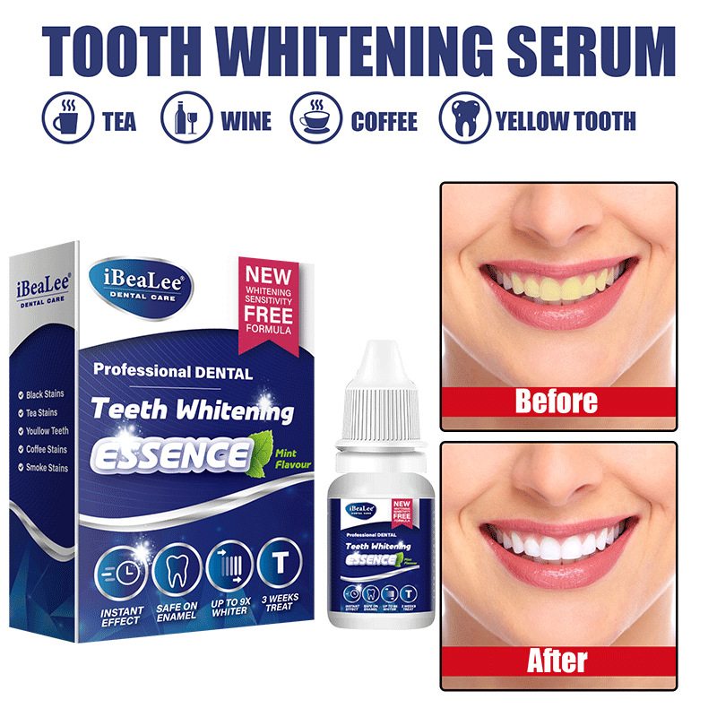 iBeaLee Teeth Whitening Essences Extra Strong White Hygiene Tooth Whitener Stain Removal