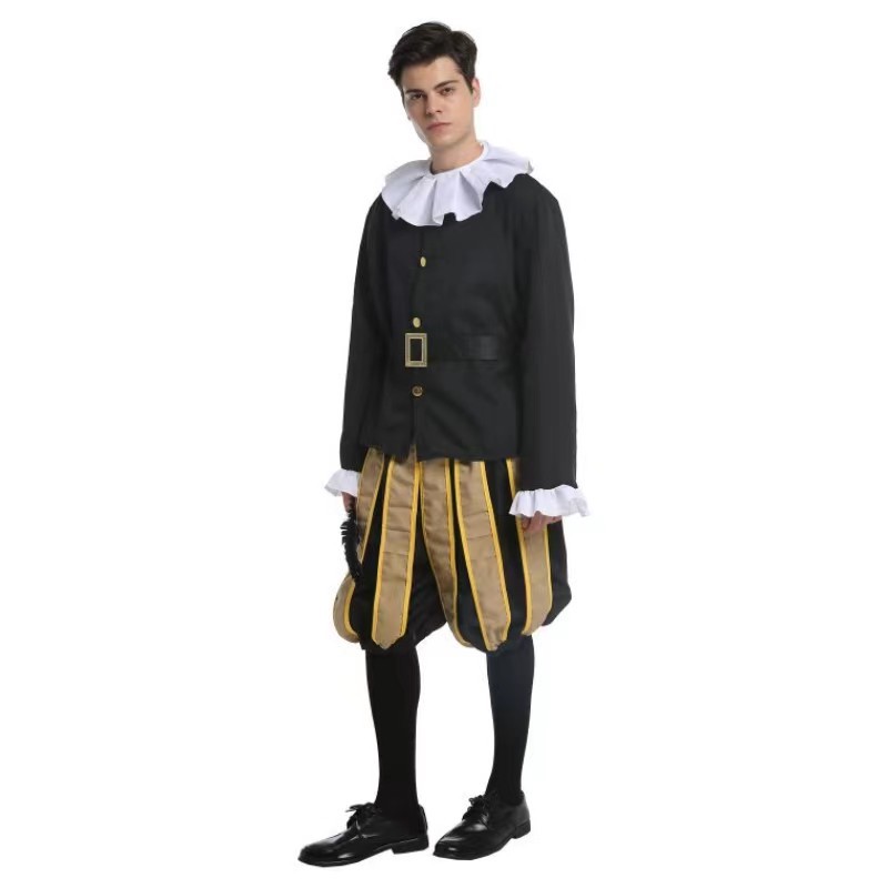 (165~175CM) Fun Costumes Adult Prince Fancy Dress Cosplay Halloween Party Funny Outfit