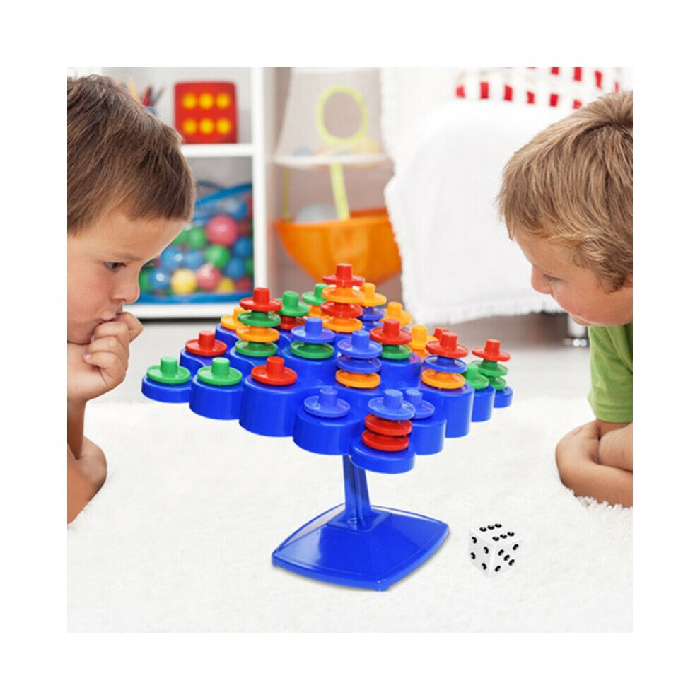 Adults Kids Toys Balanced Topta Jenga Tip Topple Strategy Balancing Family Party Board Game Toys XMAS Gift