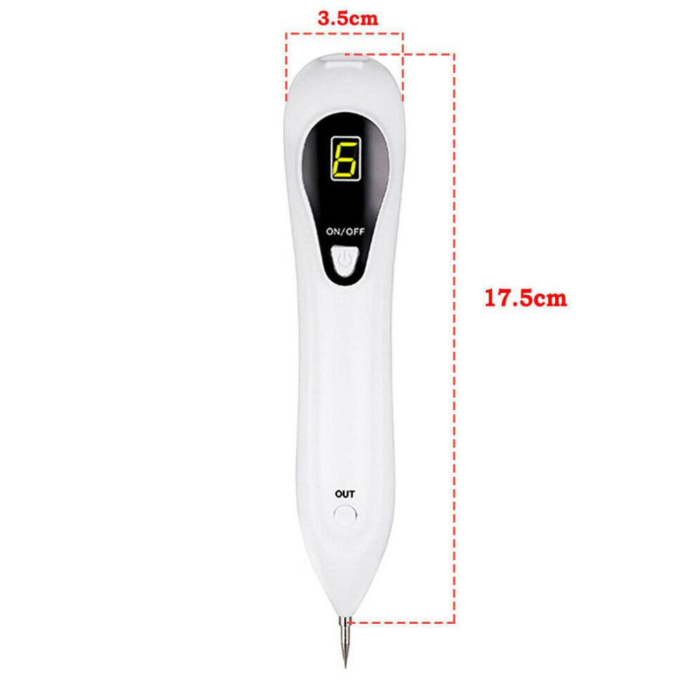 LCD Laser Skin Tag Remover Plasma Pen Mole Wart Freckle Tattoo Facial Dark Spot Removal Machine