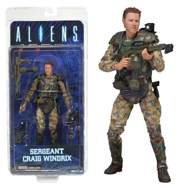 NECA Series 2 Aliens Sergeant Windrix 7 Action Figure
