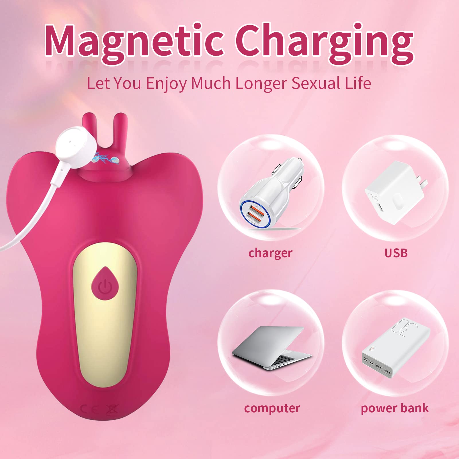 G Spot Clitoris Vibrator Wearable Vibrators Remote Control Stimulator Adult Suction Sex Toys Clitoral Panty Vibrator for Women Pleasure Remote Control