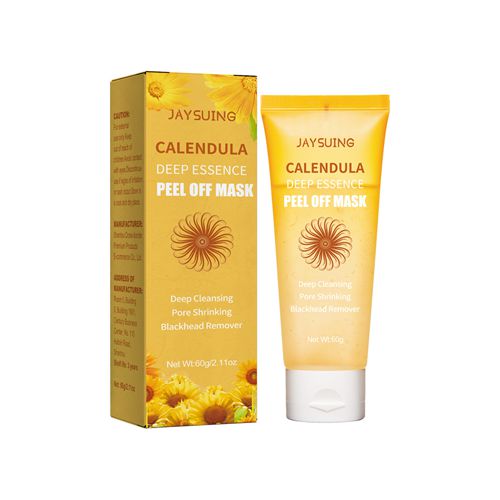 Calendula Deep Essence Peel off Mask Refining Herbal Mask Calendula Pore Cleaner Skincare Deep Cleansing Pore Remover for All Skin Types