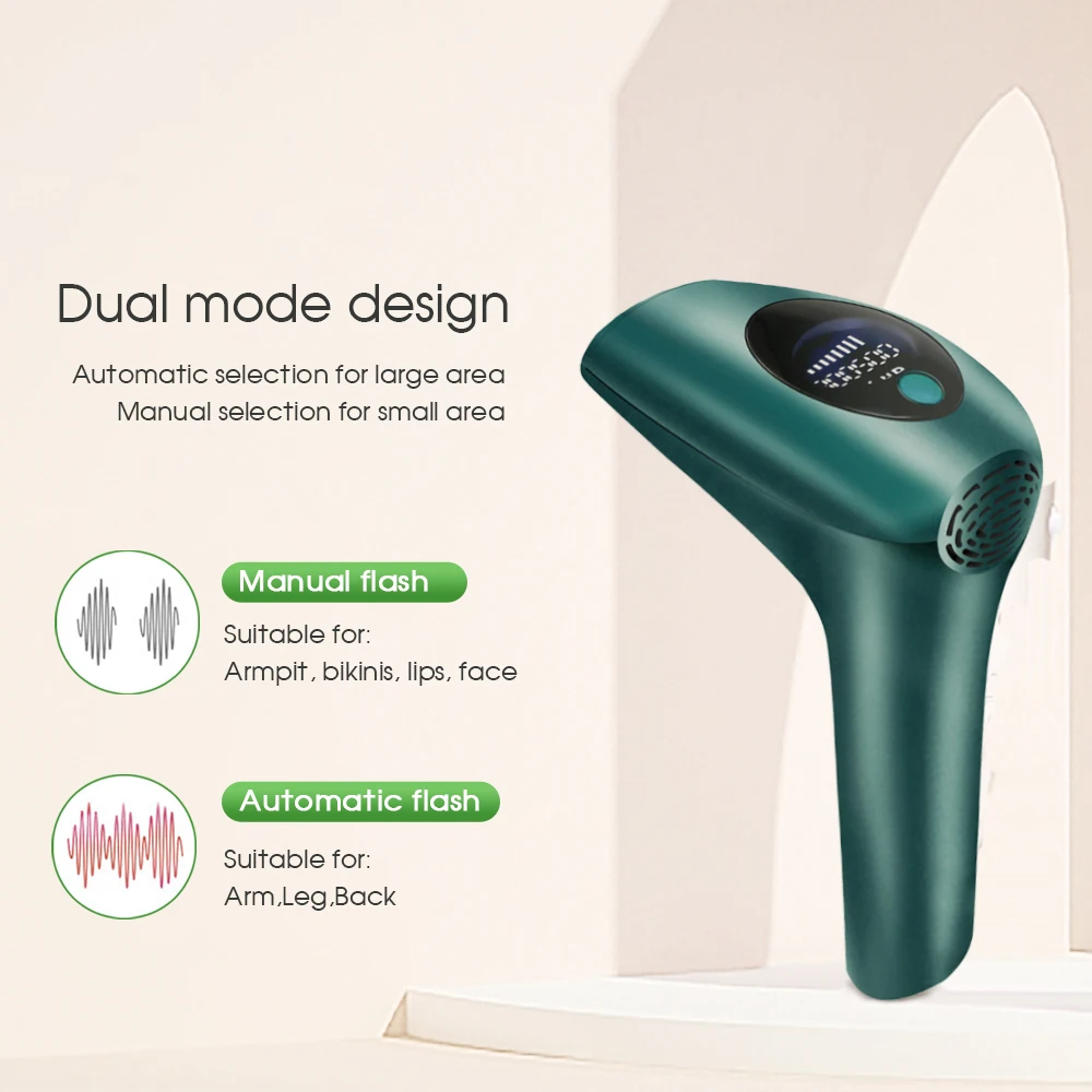 (White) Hair Remover for Women Mini 900000 Flashes Laser IPL Hair Removal Permanent Photoepilator Painless Electric Epilator Machine Bikini Handhel