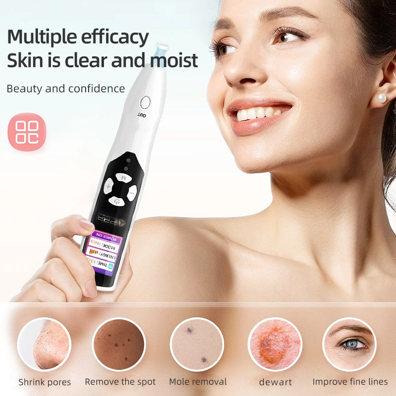 Professional Ozone Fibroblast Cold Plasma Pen Wart Freckle Wrinkle Removal Mole Dark Spot Remover Face Lifting Skin Eyelid Lift Skin Rejuvenation UK Plug