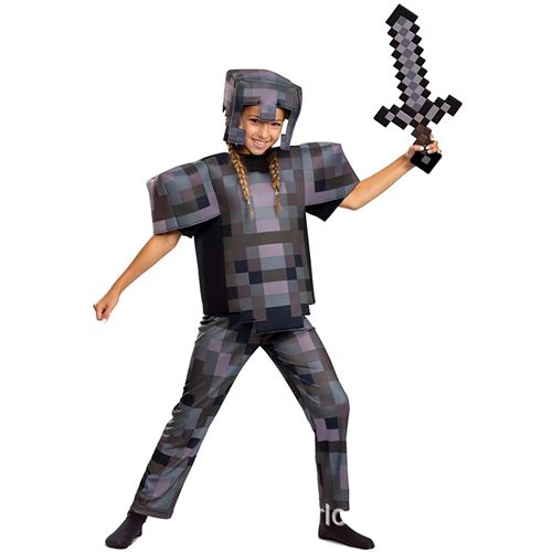 My World Cosplay Clothing Toys MC Childrens Set Diamond Armor Creeper Alex Series Childrens Christmas Gifts