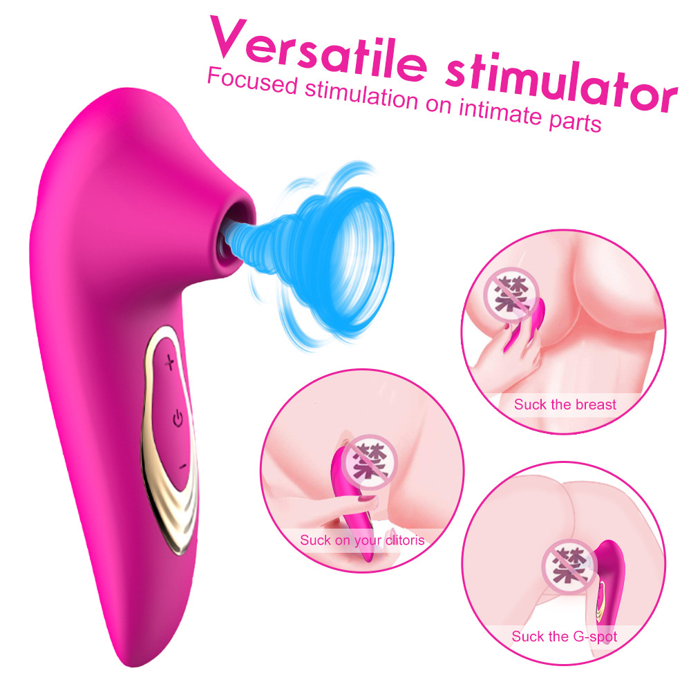 (Rose Red) Vibrators for Women Clitoris Sucker Nipple Vibrator Female Vagina Vacuum Stimulator Tidal Masturbator Sex Toys Adults 10 Modes Stick Clitoral Massage