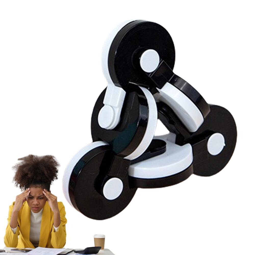 Black Sensory Toys Hand Fidget Toys Stress Relief Sensory Toys Fidget Concentration Toy Stress Relief Fidget Toy For Travel Kid Adult