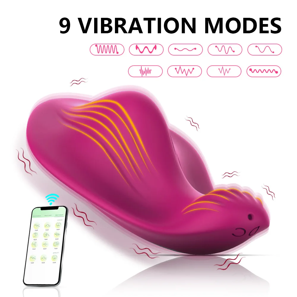 Vibrator for Women Stimulator Wearable Panty Clitoral Vibrators G Spot Butterfly Vibrators Massager Magnetic Charging Female Sex Toys For Couples