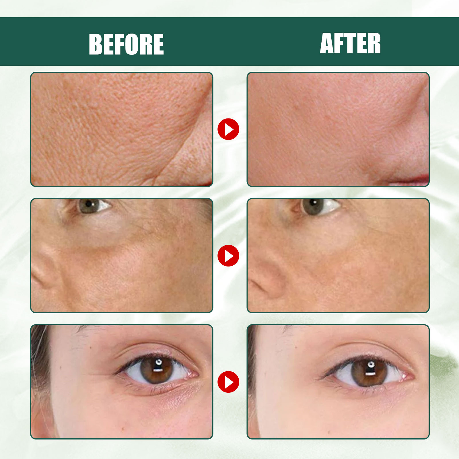 (1 PC) EELHOE Anti Wrinkle Serum Firming Face Serum Anti Aging Anti Dark Circles Removal Forehead Lines Face Care Frown Lines Repair Facial Essence 30ml