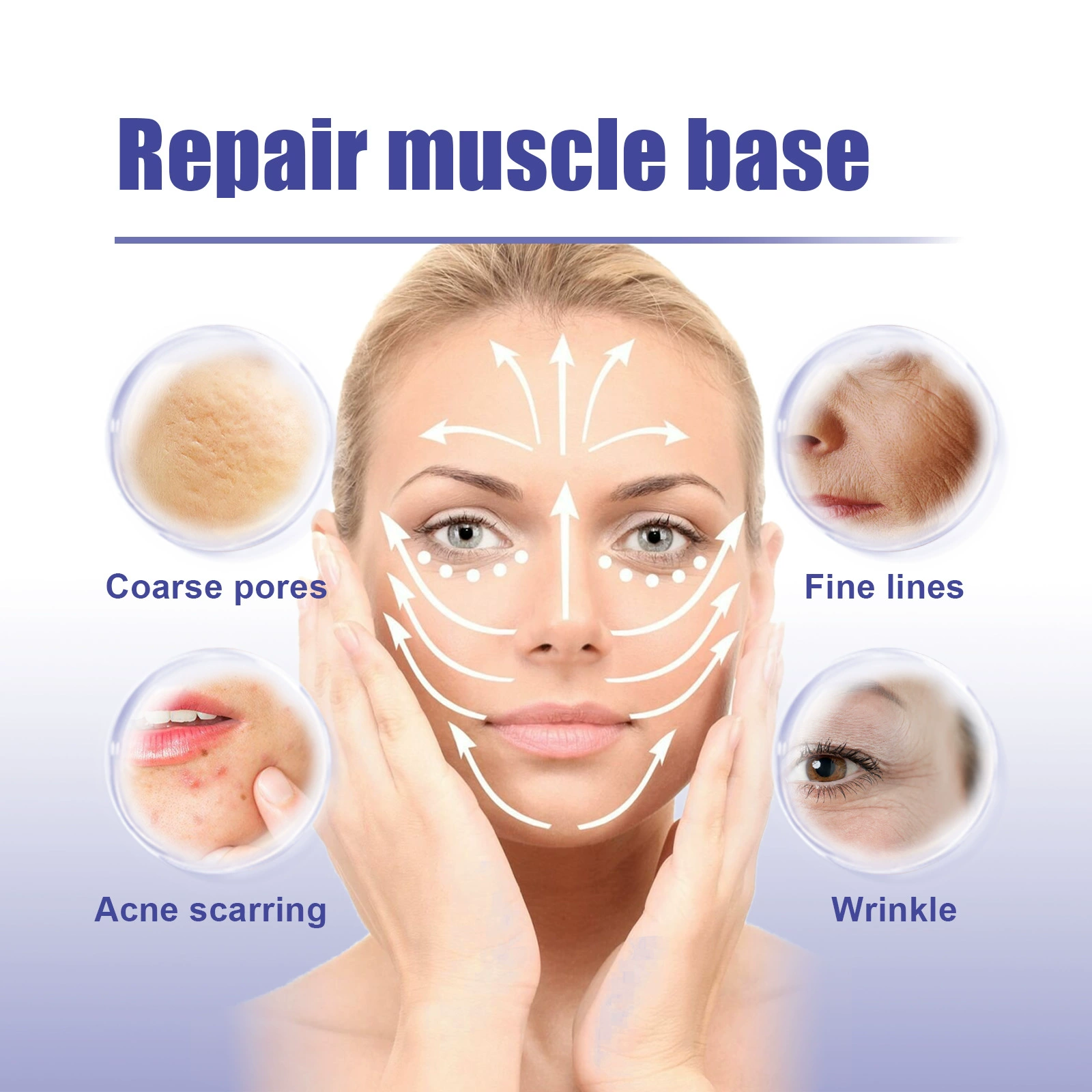 Roller Ball Firming Cream Repair Dryness Anti Acne Massage Roller Deep Moisturizes Anti Aging Cream