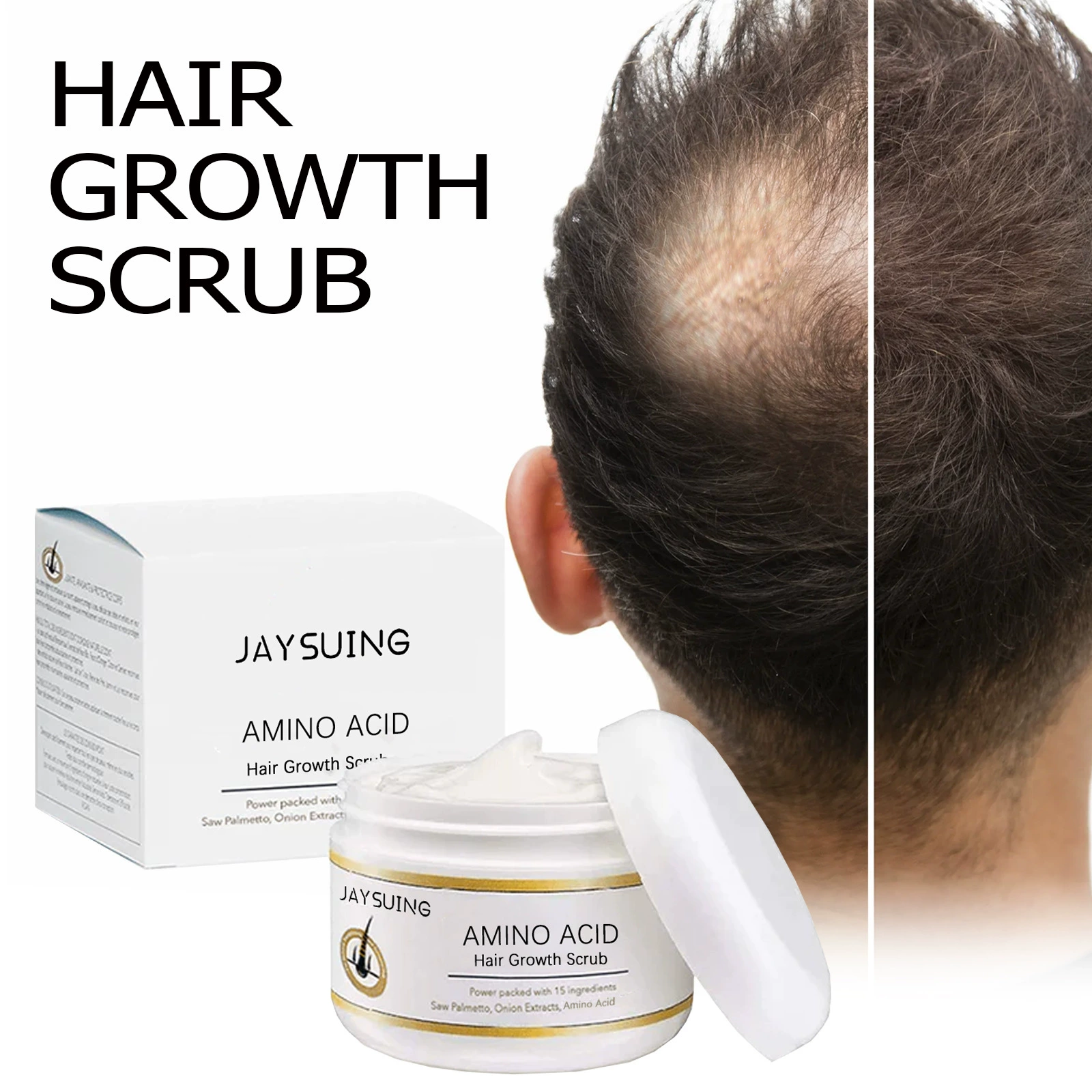 Strengthen Hair Root Growth Scrub Clean Repair Damaged Scalp Scrub Cream