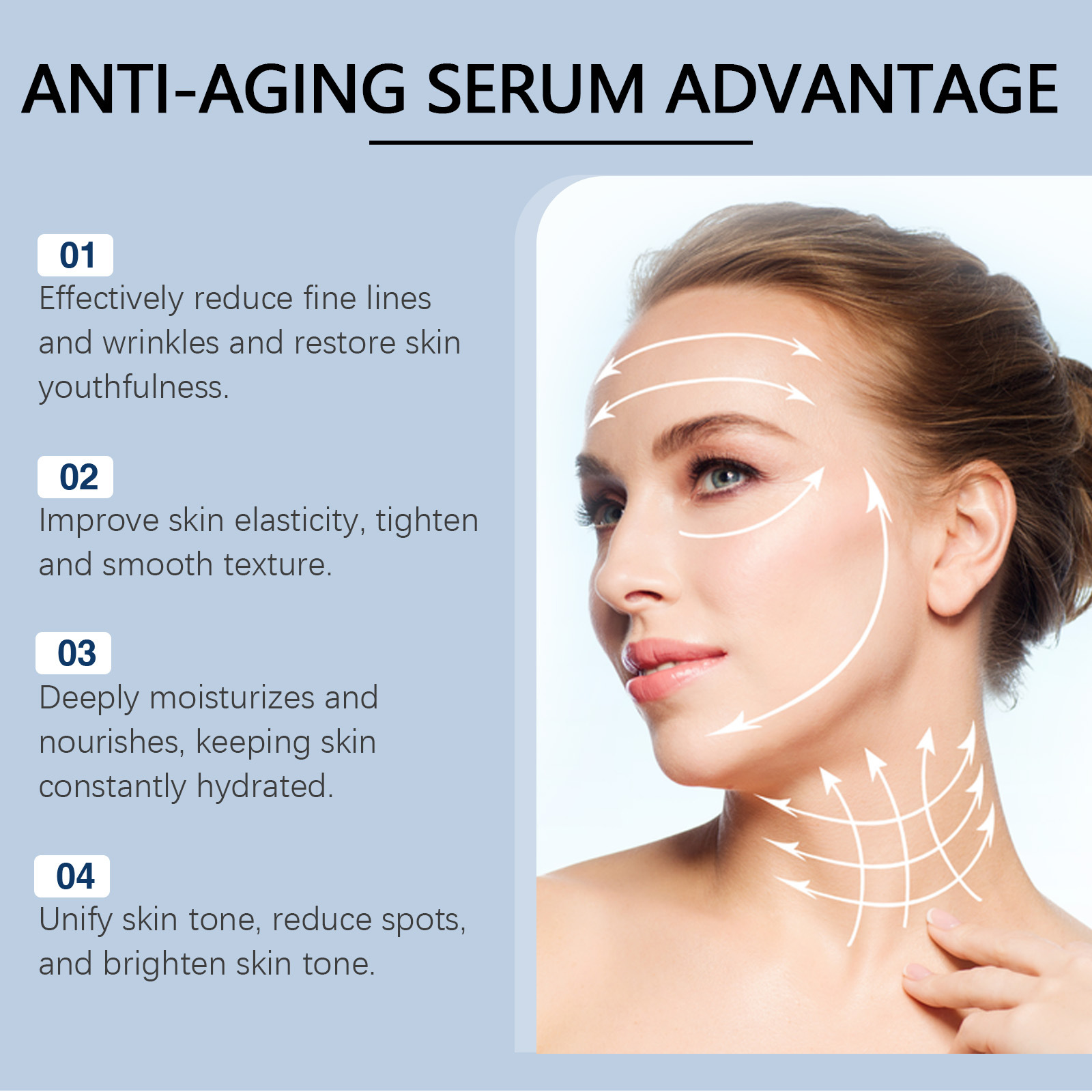 OUHOE Skin Care Essence Hydrating Moisturizing Vitamin E Collagen Essence Facial Anti Wrinkle Anti Aging Serum Reduces Fine Lines Skin Care Essence 30ml