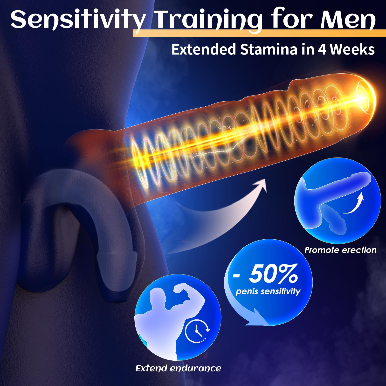 Male Sex Toys for Man Masturbator Penis Clit Nipple Stimulaton Adult Toys Male Woman Couples Vibrator Massager Glan Trainer Delay