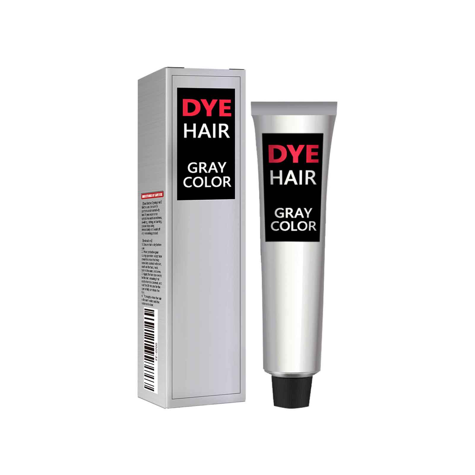 Gray Color Hair Dye Cream Unisex Smoky Gray Permanent Gentle Grandma Light Grey Silver Hair Dye Cream Natural Hair Dye Cosmetic ﻿