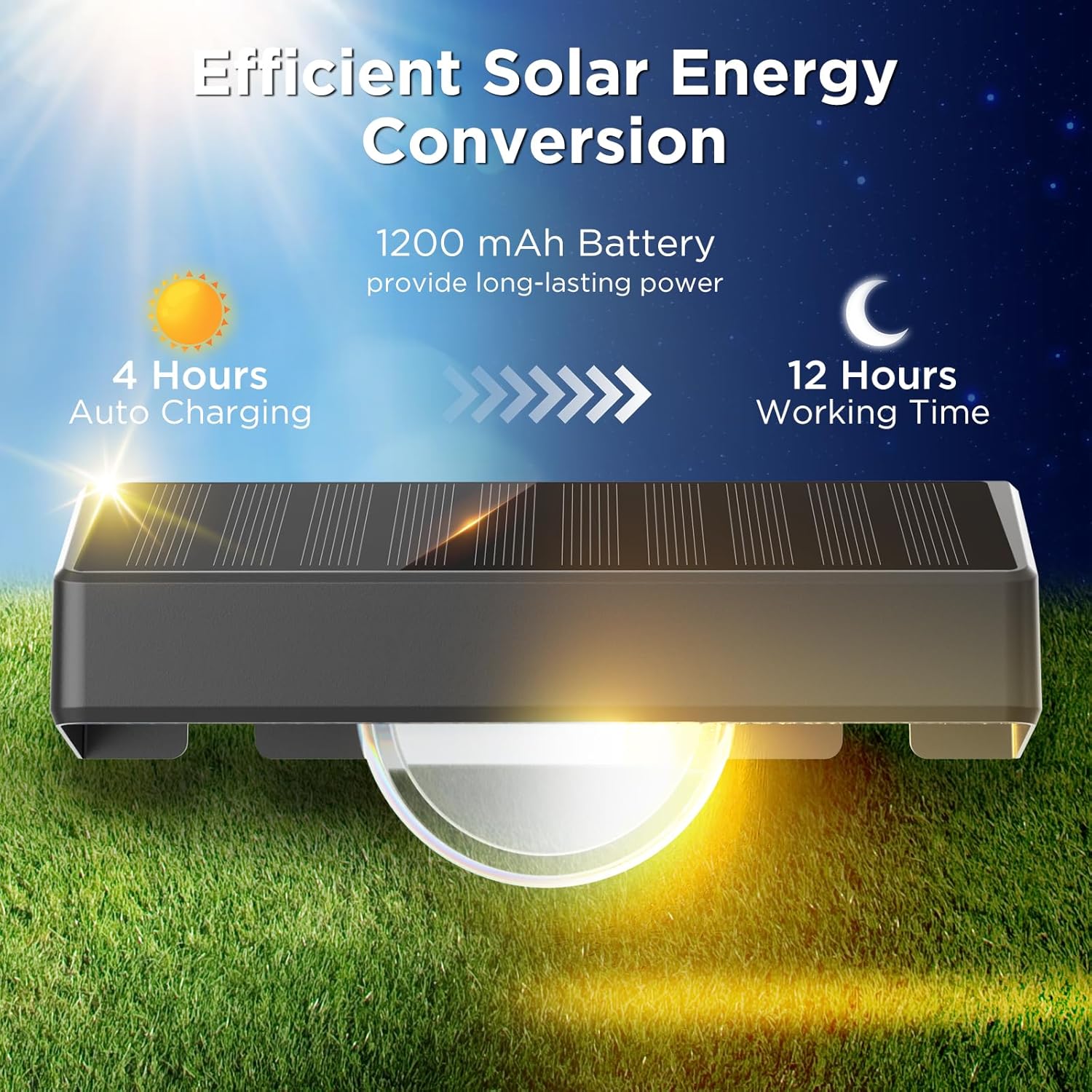 (8 pcs) Solar Fence Lights Outdoor Garden Linear Light Effect Solar Step Lights with Warm White 11 RGB Modes Auto On Off IP44 Waterproof Spotlights Stair Wall Patio 