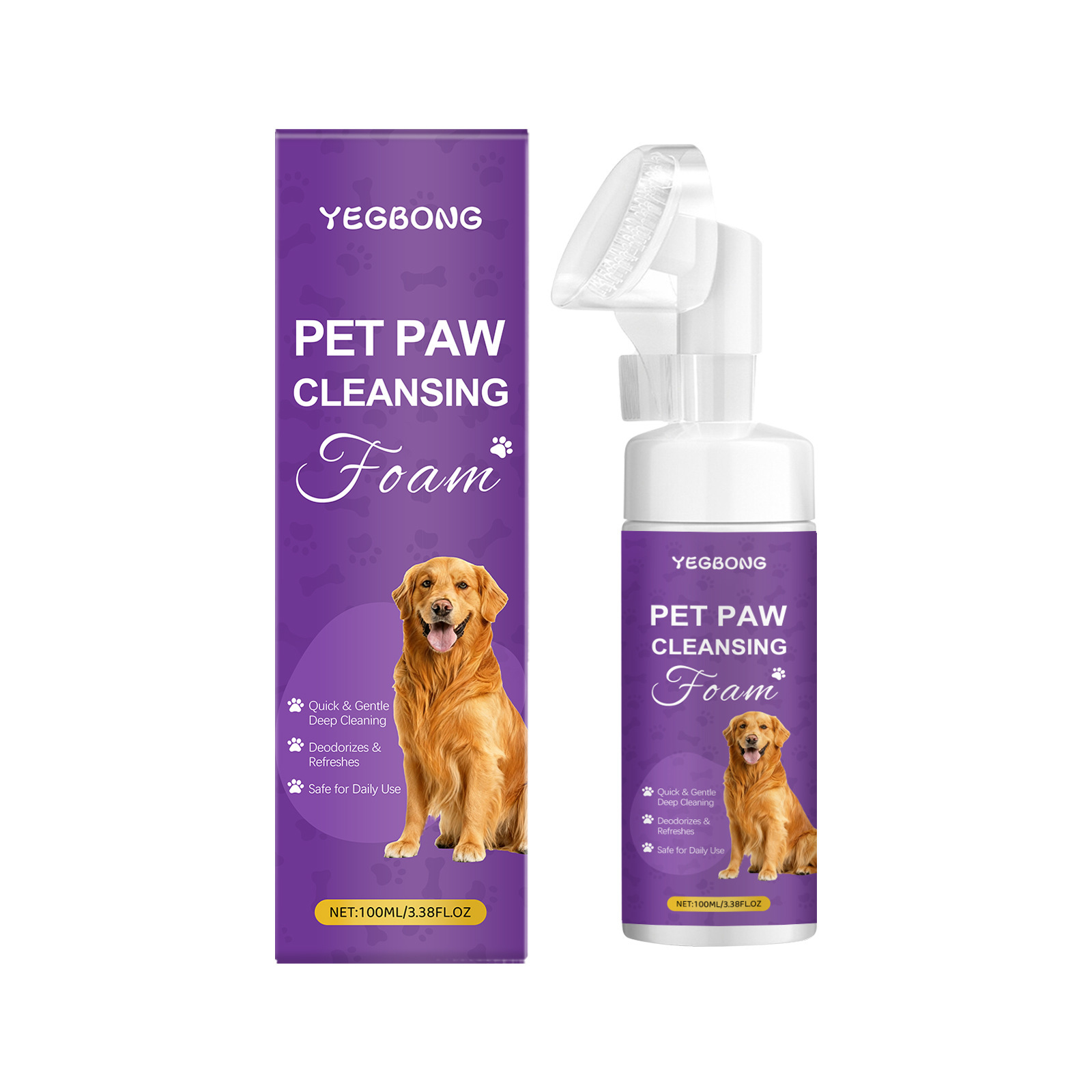 (protection) Pet Paw Care Kit For Gentle Cleansing Moisturizing And Soothing Cat And Dog Paw Pads Daily Grooming Essentials
