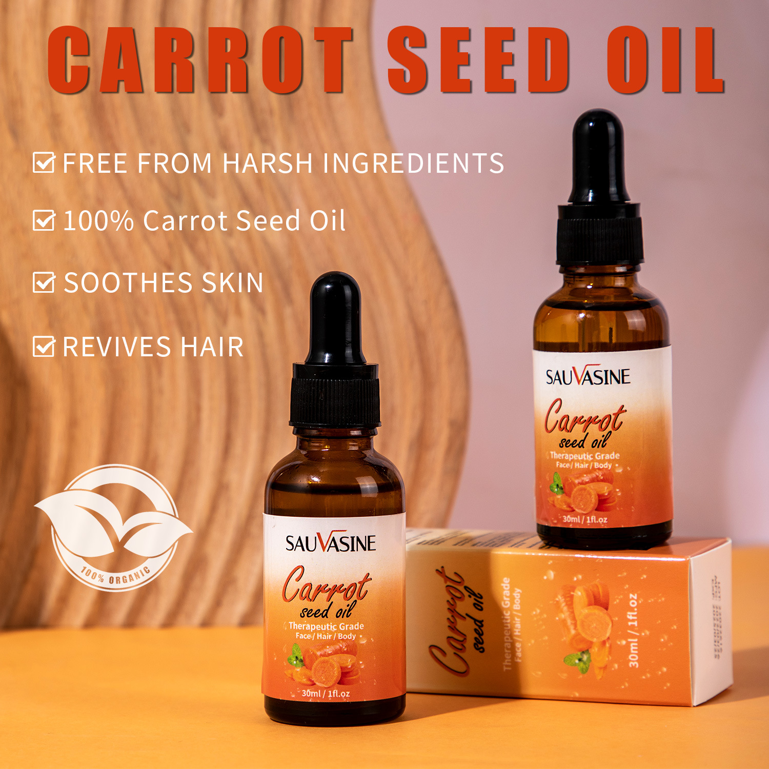Leave In Hair Oil Smoothing Nourishing For Dry Damaged Frizzy Hair Daily Styling Treatment 30ml