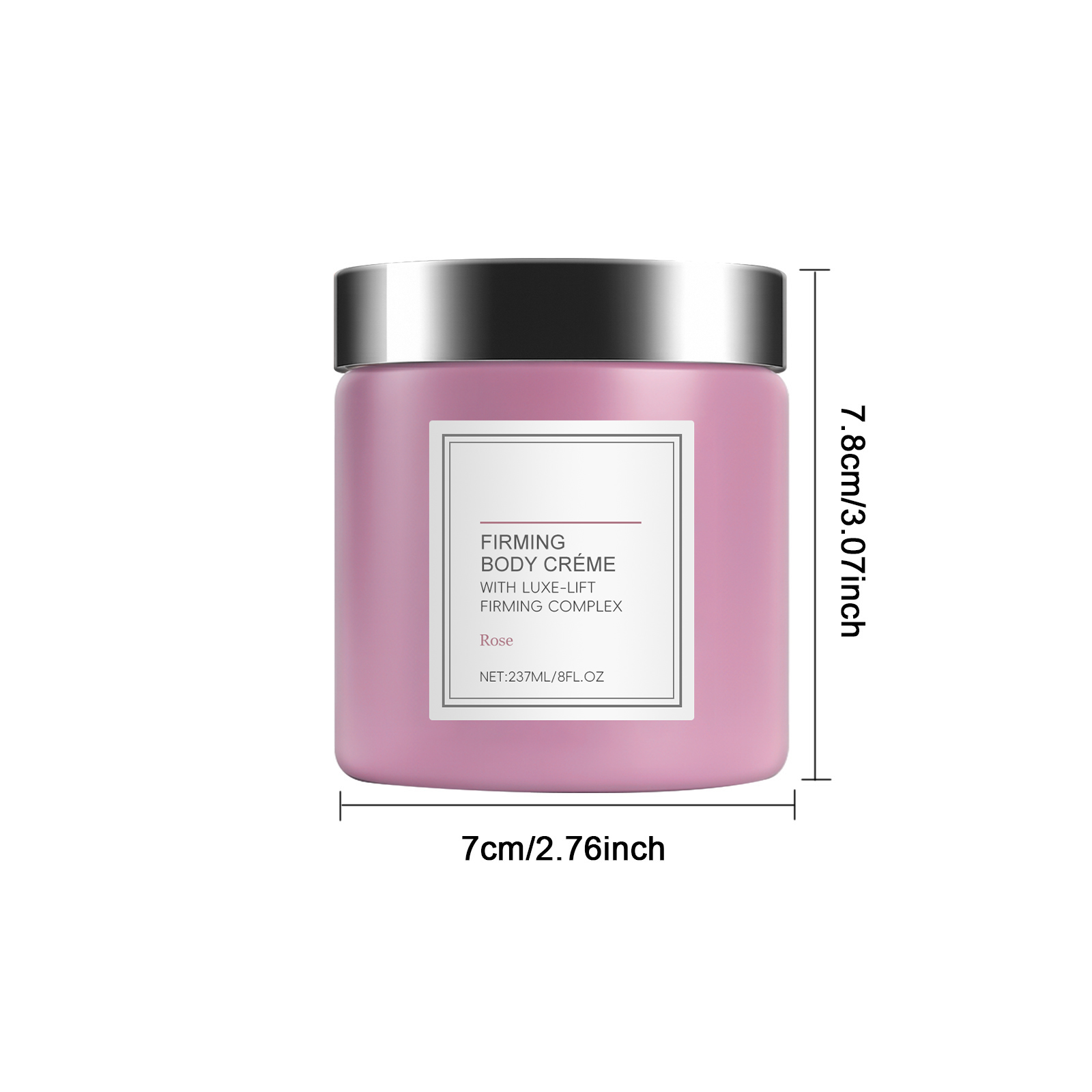 Rose Scent Body Moisturizing Cream Hydrating Gentle Soft Light Non Sticky Floral Skin Care Lotion