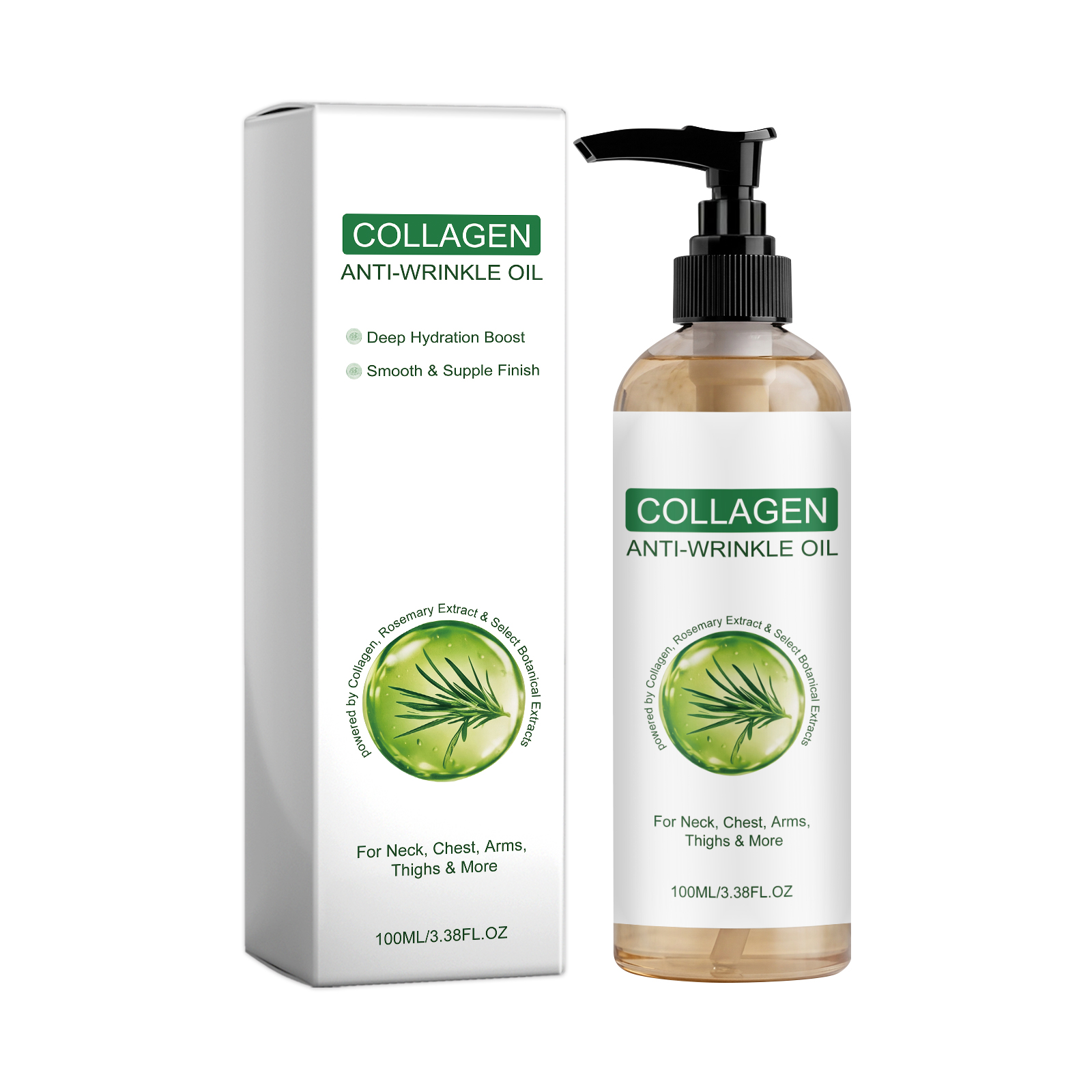 Collagen Moisturizing Hydrating Soft Silky Light Care Oil For Dry Skin Daily Body Nourish Maintain Smooth