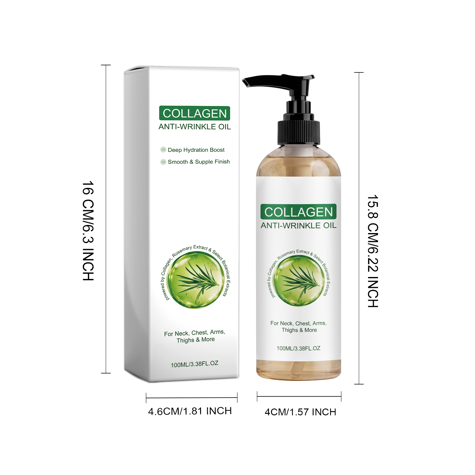Collagen Moisturizing Hydrating Soft Silky Light Care Oil For Dry Skin Daily Body Nourish Maintain Smooth