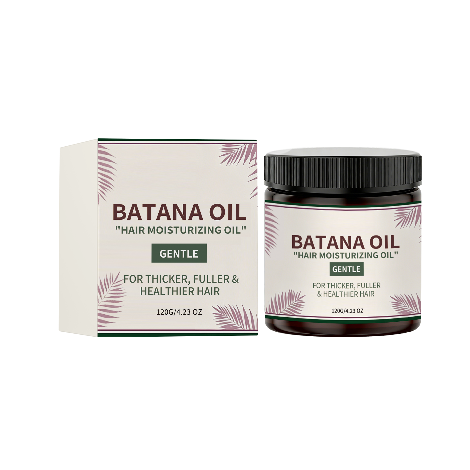 Batana Oil Hair Cream Daily Mild Care Scalp Cleansing Treatment Light Soft Smooth Hair Nourish Tender Soothe