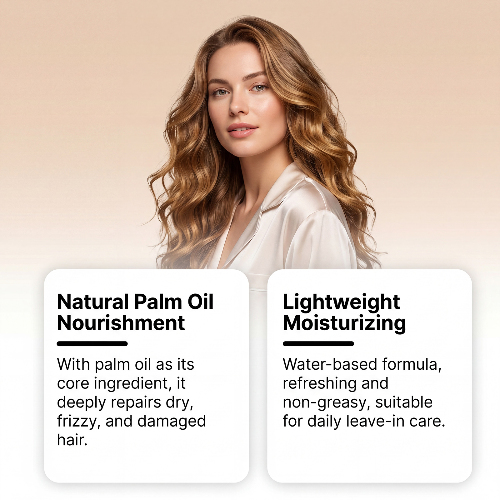 Batana Oil Hair Cream Daily Mild Care Scalp Cleansing Treatment Light Soft Smooth Hair Nourish Tender Soothe