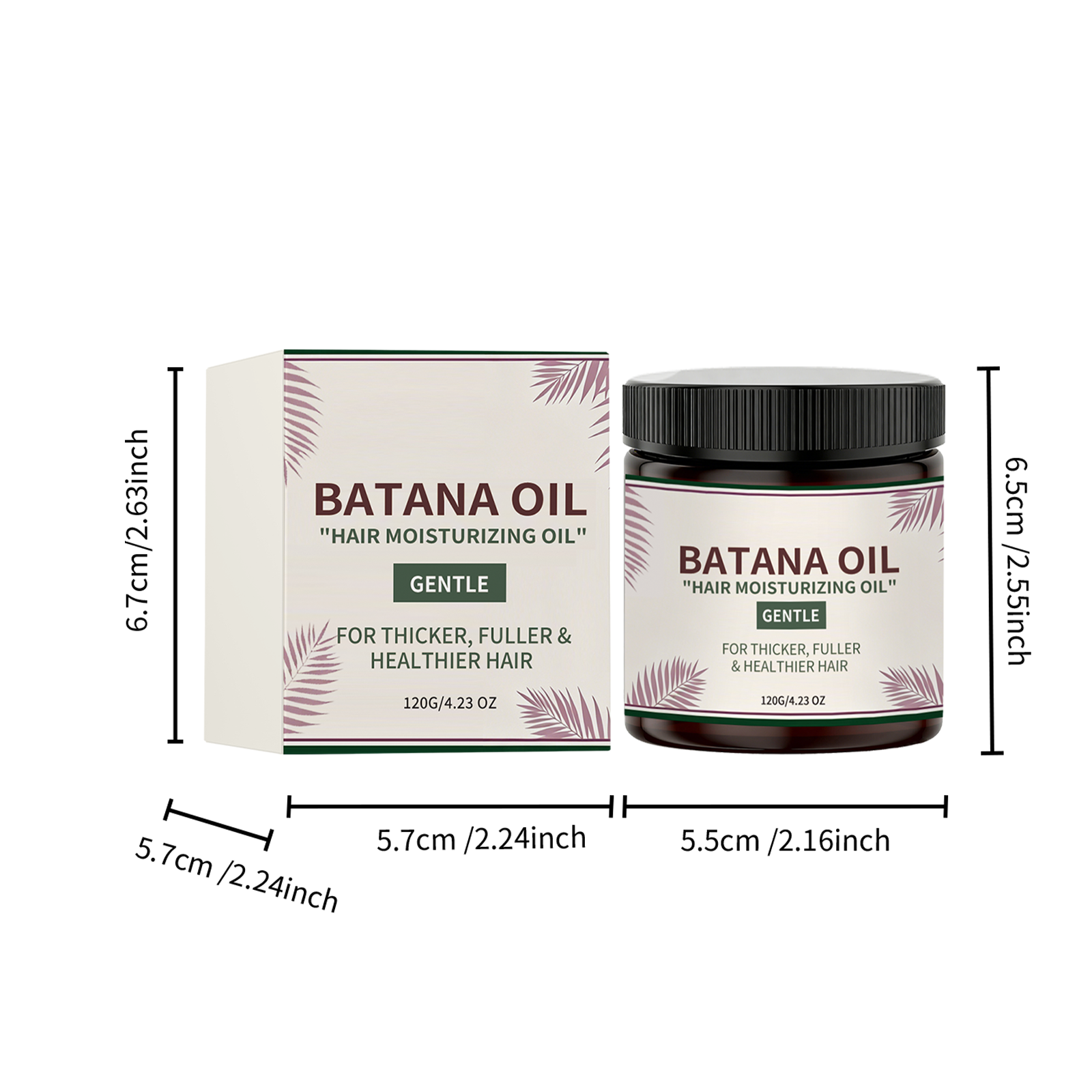 Batana Oil Hair Cream Daily Mild Care Scalp Cleansing Treatment Light Soft Smooth Hair Nourish Tender Soothe