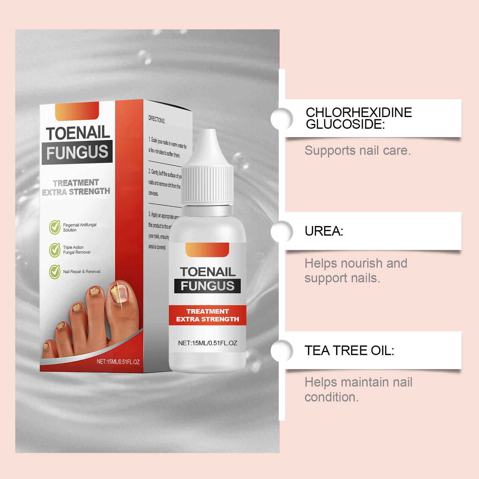 Nail Care Drop Gentle Nourish Clean Brighten Nail Surface Hand Foot Daily Maintenance Essence