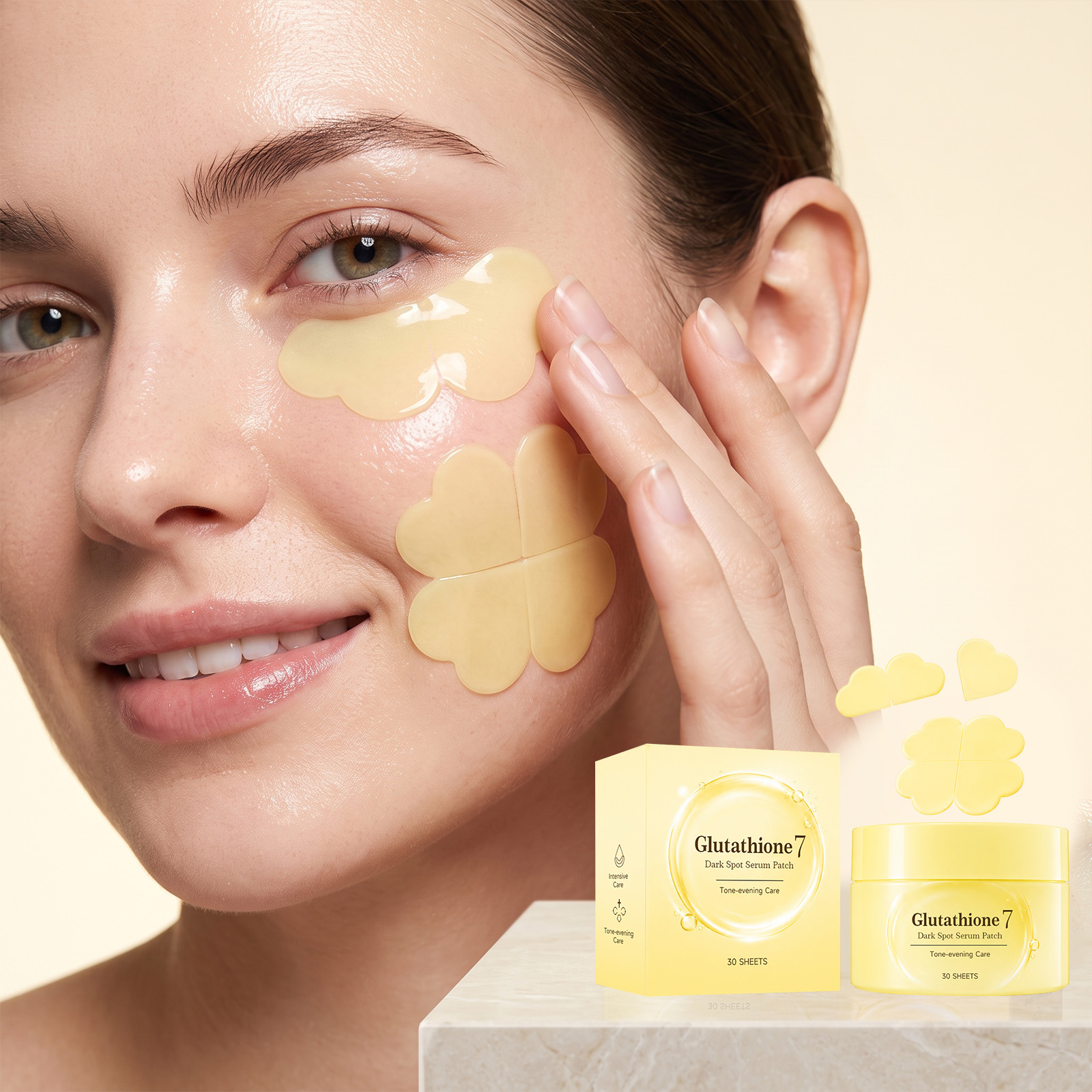 Glutathione Balancing Skin Essence Patch Daily Mild Hydrating Close Fitting Moisturizing Brightening Multi Nourishing Facial Care