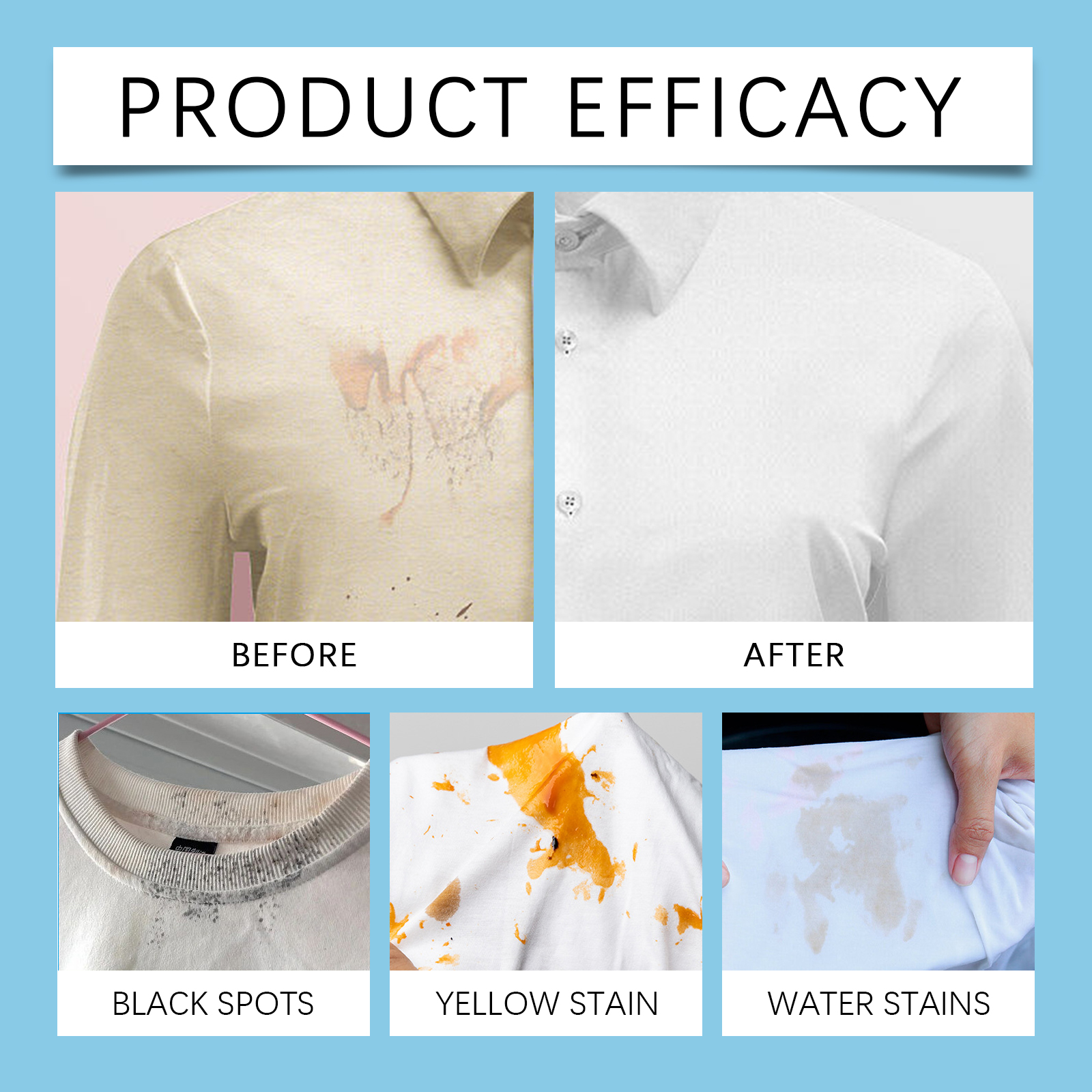 Clothing Cleaning Spray Mild Stain Removal Neat Fresh Long Lasting Fragrance Daily Fabric Care For All Garment Types