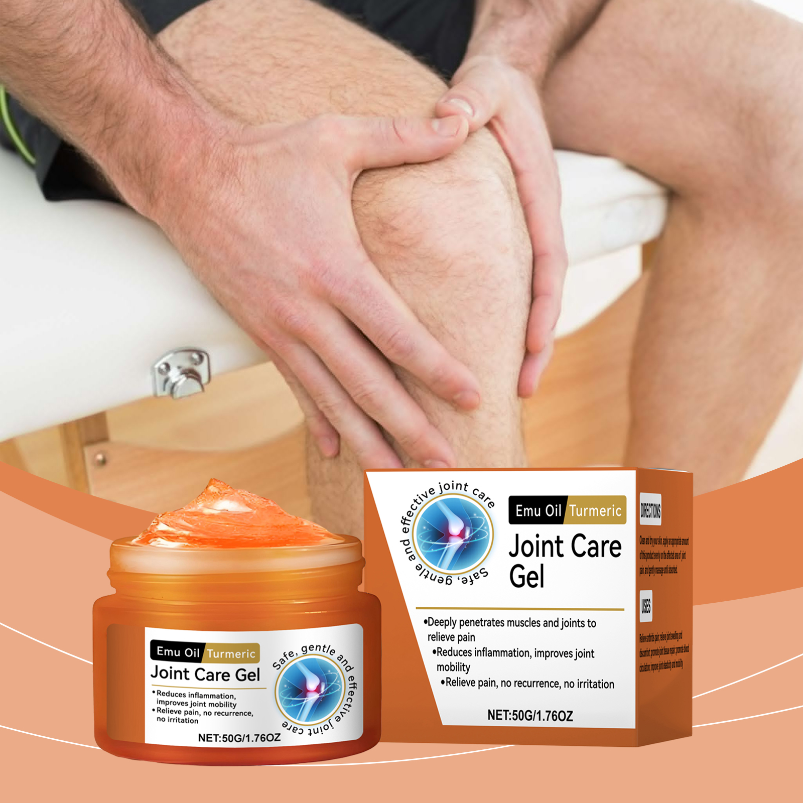 Joint Care Gel External Smearing Massage Skin Care For Knee And Whole Limb Joint Discomfort