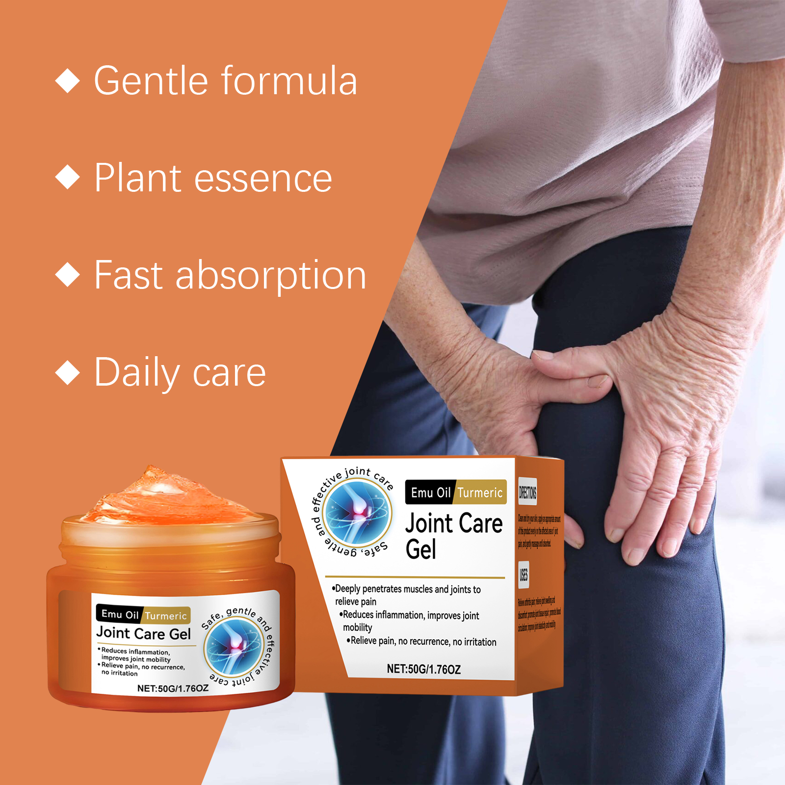 Joint Care Gel External Smearing Massage Skin Care For Knee And Whole Limb Joint Discomfort