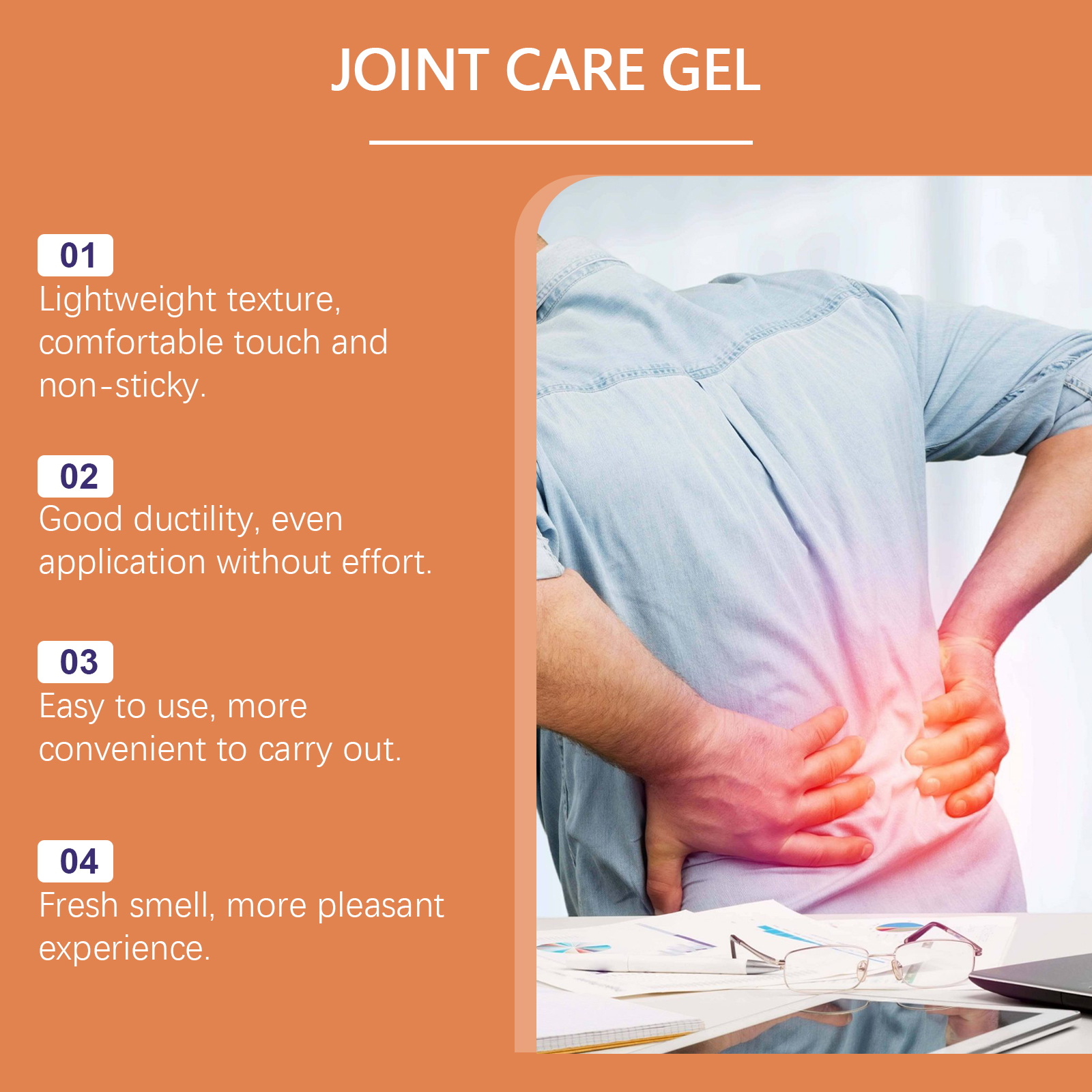 Joint Care Gel External Smearing Massage Skin Care For Knee And Whole Limb Joint Discomfort