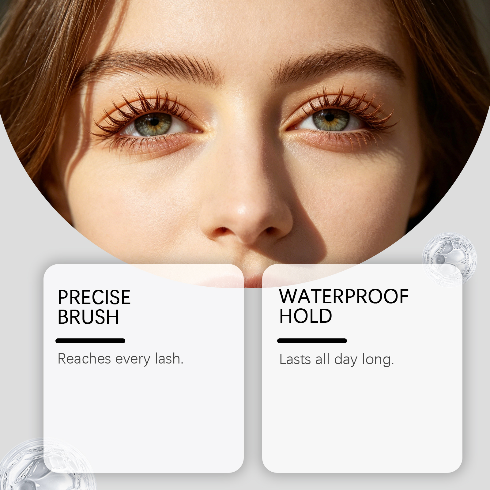 Brown Mascara Smooth Curling Natural Setting Longwearing Vibrant Beginner Friendly WideEye Makeup Multiuse