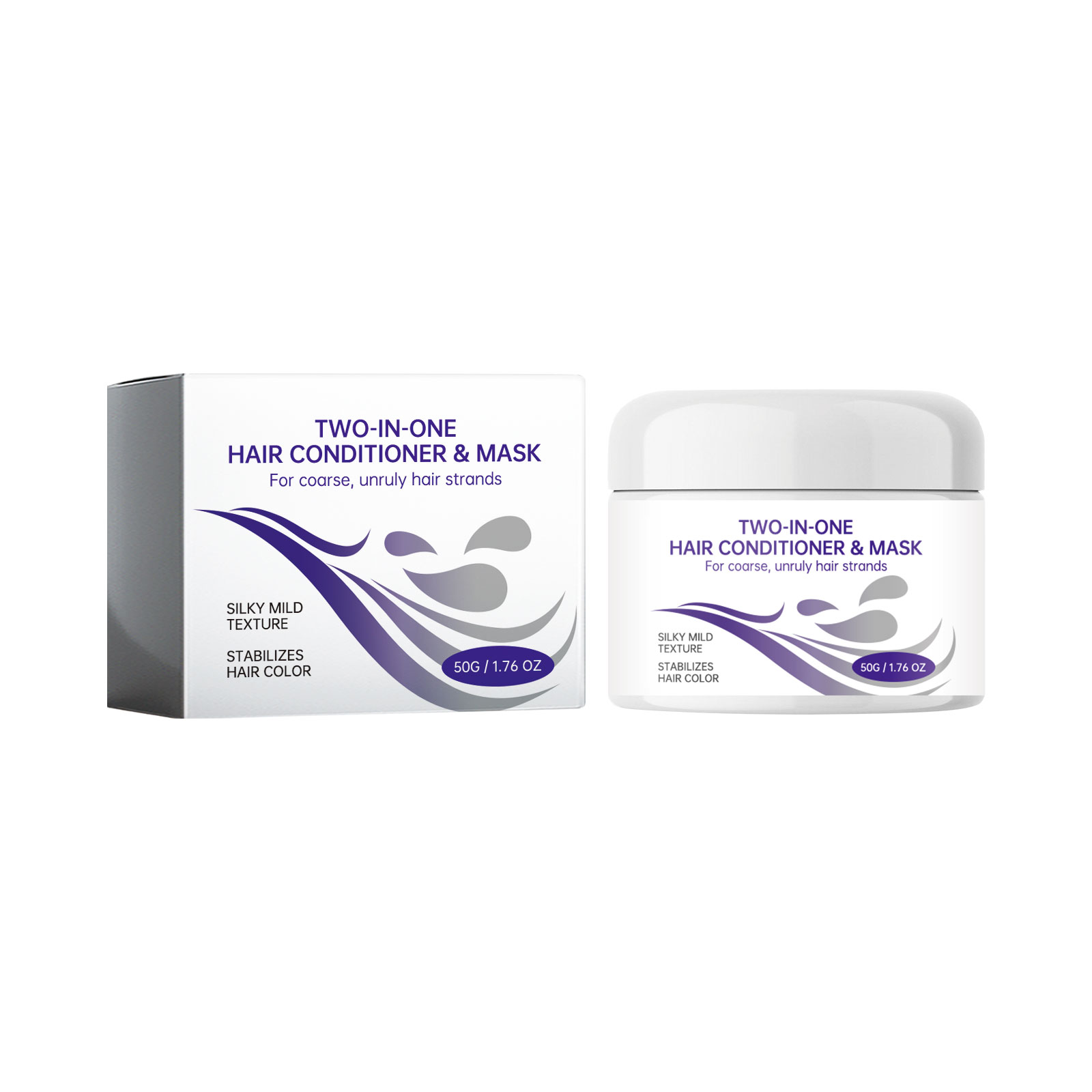 Two In One Hair Conditioner Mask Smooth Moisturizing Water Lock Repair Dry Frizzy Hair Daily Care