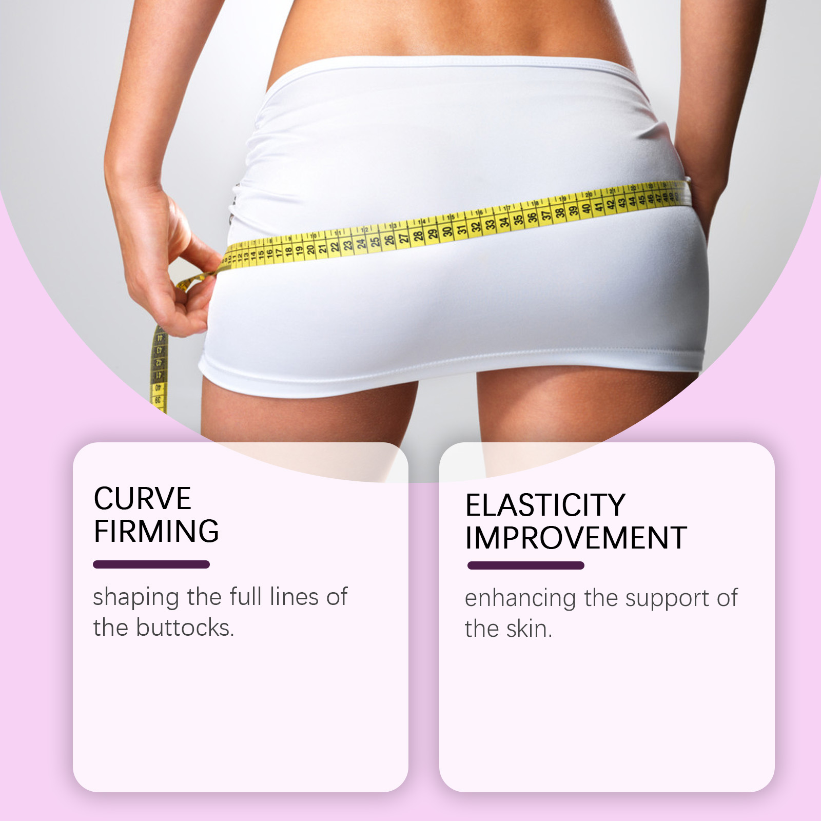 Buttocks Care Oil Moisturizing Lifting Elastic Mild Care Nourishing Massage Plump Soft Skin