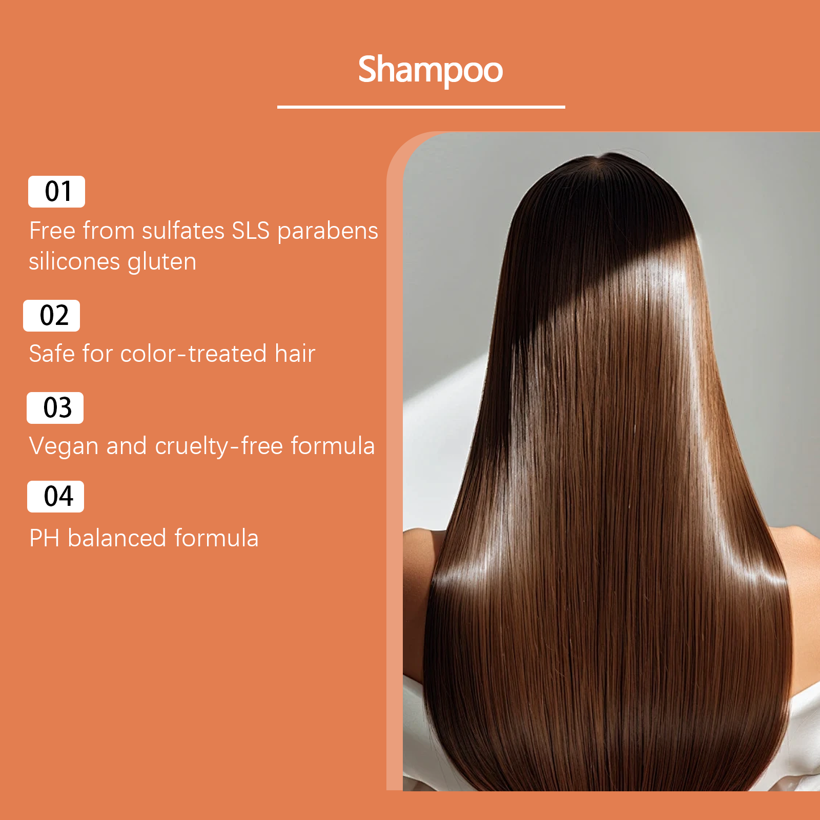 Coconut Fragrance Vanilla Shampoo Plant Extract Oil Control Fluffy Hair Cleaning Hydrating Soft Care Refreshing Non Sticky