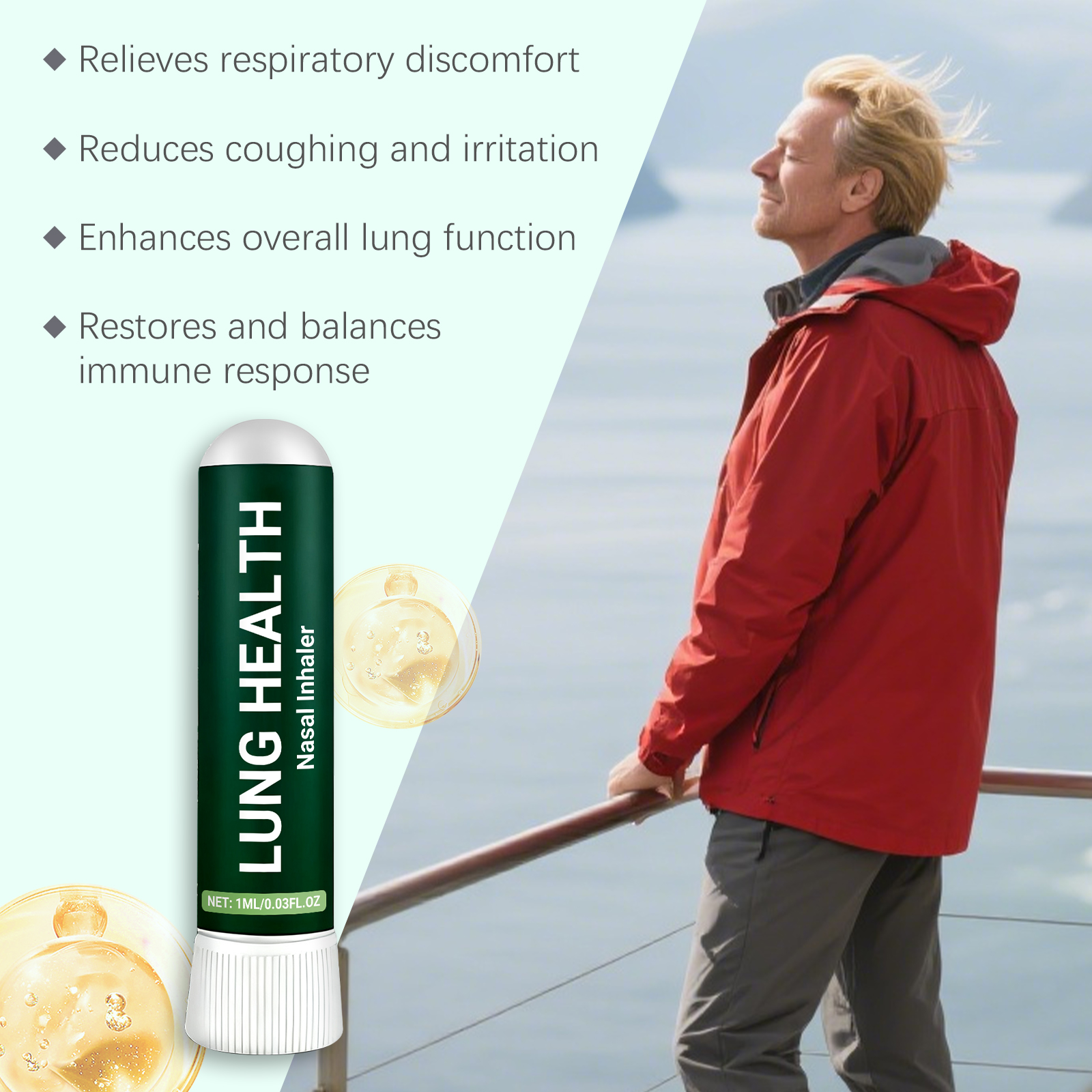 Body Care Nasal Inhaler Mild Formula Fresh Comfort Nourishing Portable Inhalation Device For Nose Body Care