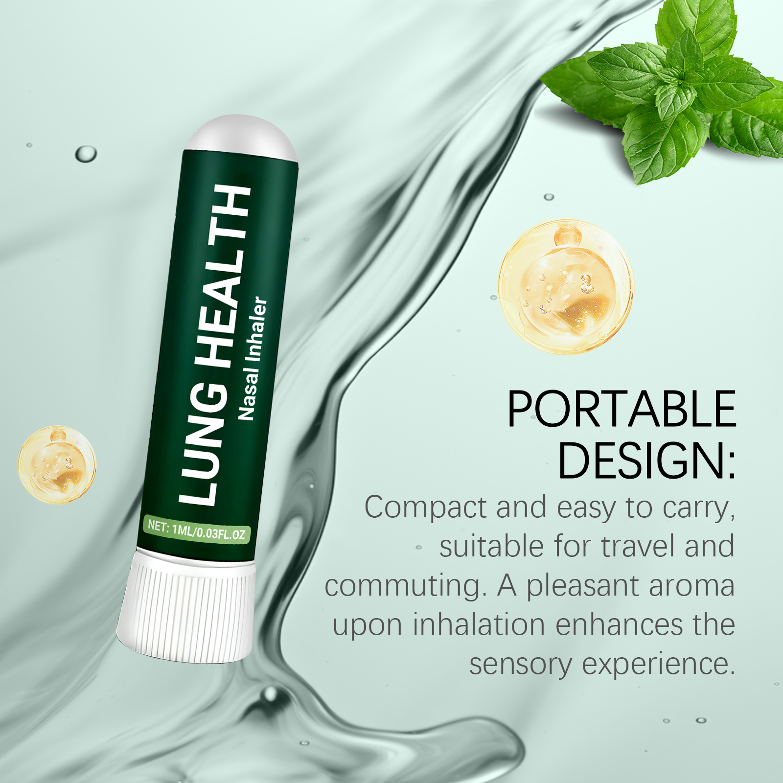 Body Care Nasal Inhaler Mild Formula Fresh Comfort Nourishing Portable Inhalation Device For Nose Body Care