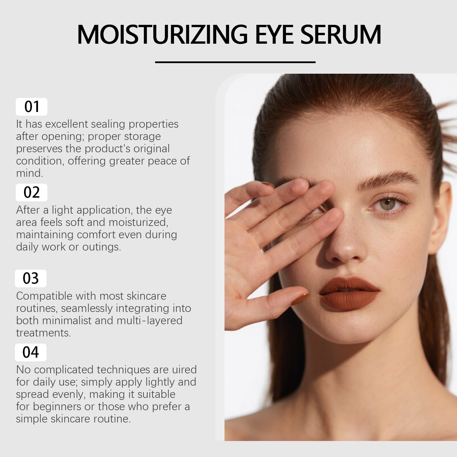 Moisturizing Eye Essence Liquid Hydrating Nourishing Periocular Mild Care Daily Nursing Refreshing Texture Essence Fluid