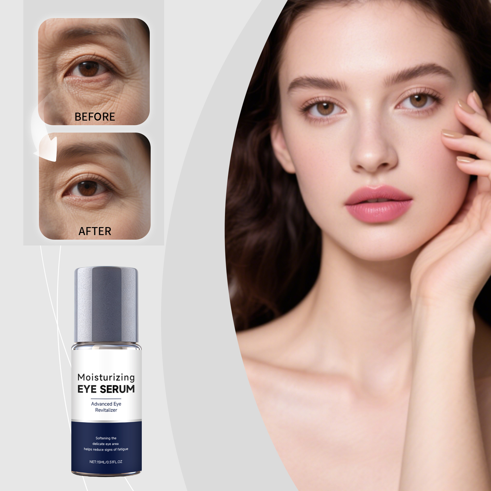 Moisturizing Eye Essence Liquid Hydrating Nourishing Periocular Mild Care Daily Nursing Refreshing Texture Essence Fluid