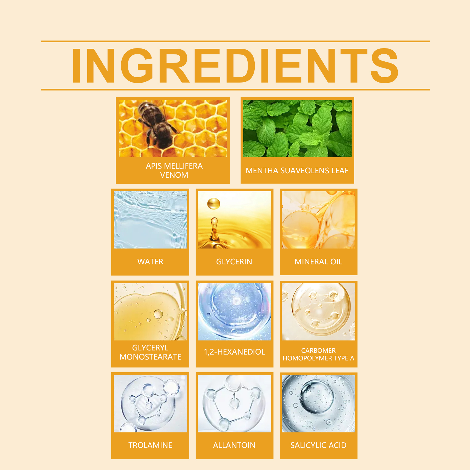Bee Venum Skin Care Cream Gentle Cleansing Smoothing Hydrating Moisturizing Body Skin Lotion